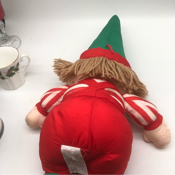 Vintage nylon plush elf - Picture 2 of 4